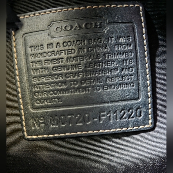 Coach Black and Gray Shoulder Bag - Picture 8 of 8